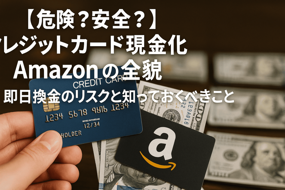 【危険？安全？】クレジットカード現金化 Amazonの全貌｜即日換金のリスクと知っておくべきこと