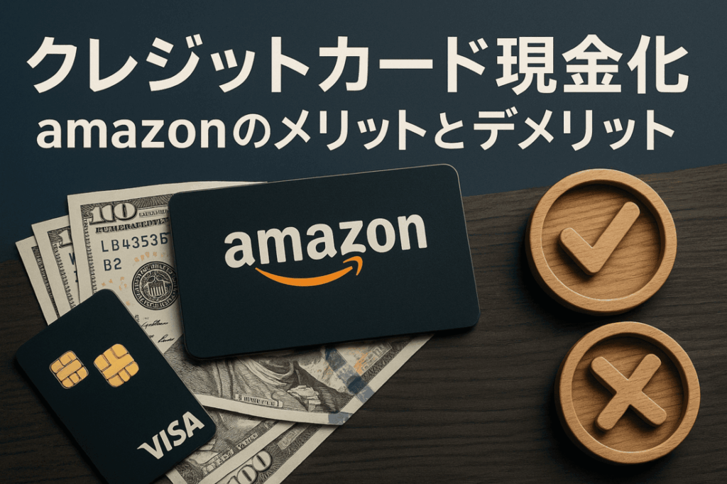 クレジットカード現金化 amazonのメリットとデメリット