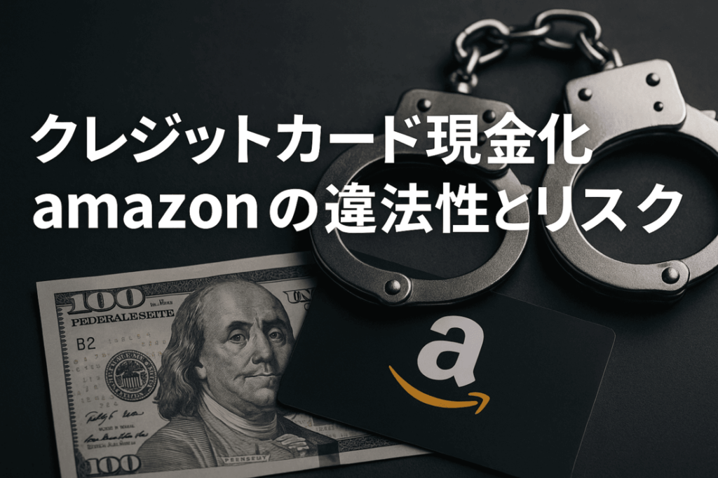 クレジットカード現金化 amazonの違法性とリスク